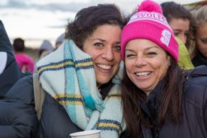 Two females laughing at Making Strides of Long Island 2018 photo
