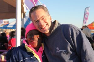 Dr. Israeli and patient at Making Strides of Long Island 2013