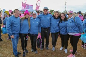 Group of 7 people pose at Making Strides of Long Island 2019