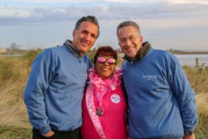 Dr. Israeli and Dr. Light with patient atMaking Strides of Long Island 2019
