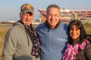 Dr. Israeli with couple at Making Strides of Long Island 2019