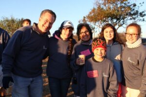 Dr. Israeli poses with family atMaking Strides of Long Island 2013