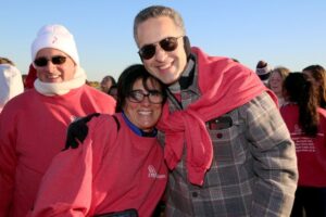 Annie and Dr. Israeli at Making Strides of Long Island 2015
