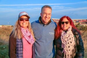 Dr. Israeli and two women at Making Strides of Long Island 2019