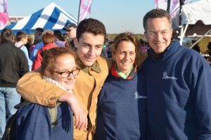 Dr. Israeli and family at Making Strides of Long Island 2012