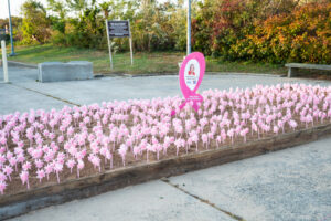 Tribute Garden photo from Making Strides 2020 Drive Through event