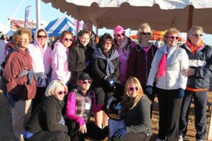 A NYBRA team poses for camera at Making Strides of Long Island 2013