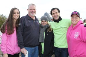 Dr. Light and patient with family at Making Strides of Long Island 2014