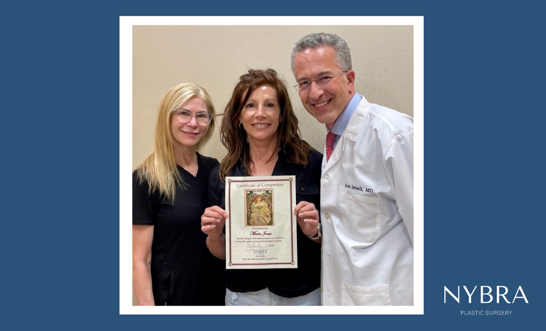 Marie's Graduation from Breast Reconstruction with Dr. Ron Israeli and Marnie Rustemeyer