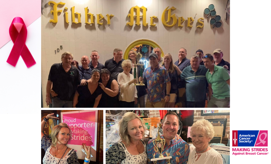 Fibber McGee's Dart Tournament for NYBRA Plastic Surgery's Making Strides Against Breast Cancer Team
