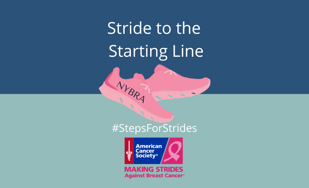 #StepdsForStrides NYBRA Plastic Surgery Strides to the Starting Line for the American Cancer Society's Making Strides 5K Walk