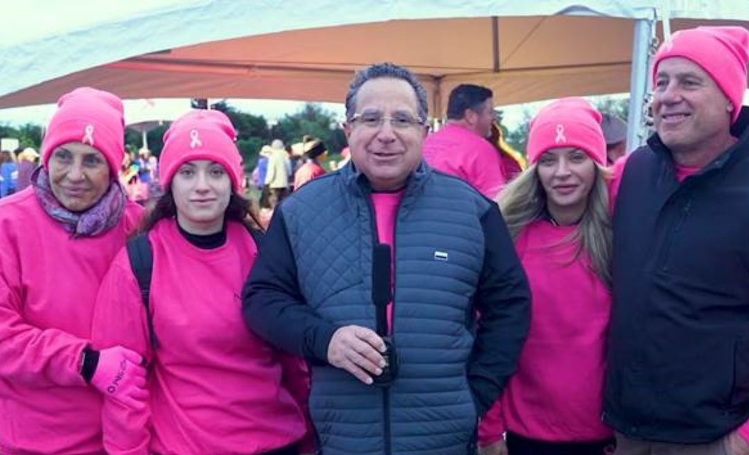 Feingold with team at Making Strides