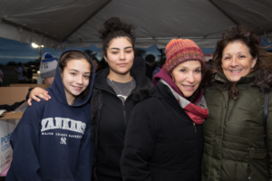 Mary, Jean and two teens atMaking Strides of Long Island 2018