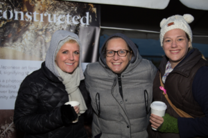 Three woman smile for camera atMaking Strides of Long Island 2018