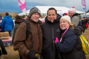 Dr. Feingold and couple at Making Strides of Long Island 2018 photo