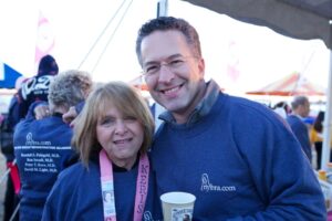Dr. Israeli and patient at Making Strides of Long Island 2013