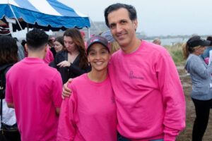 Dr. Light and patient at Making Strides of Long Island 2017