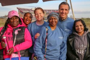 Dr. Light and patient with family atMaking Strides of Long Island 2019