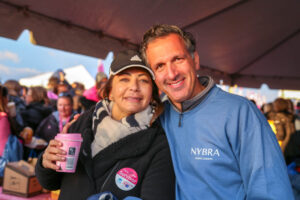 Dr. Light and patient at Making Strides of Long Island 2019