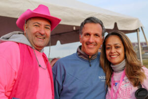 Dr. Light and couple at Making Strides of Long Island 2019