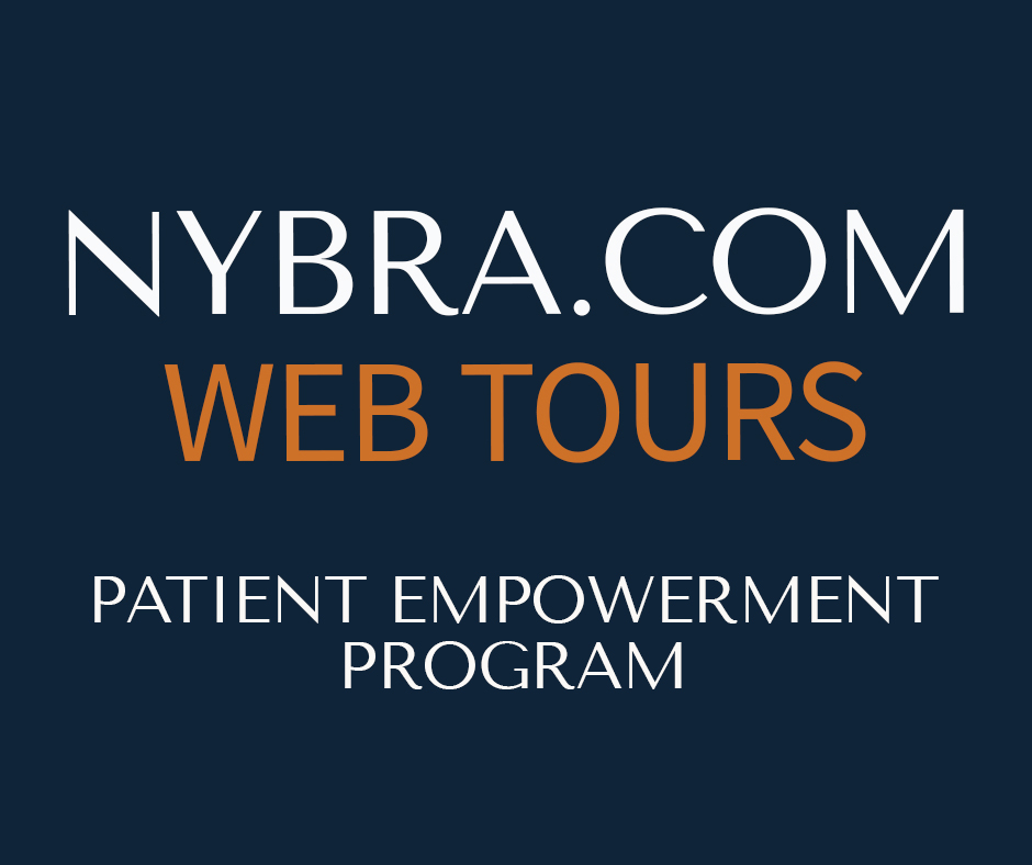 NYBRA.COM WEB TOURS: Patient Empowerment Program Graphic