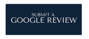 Blue button box with text: Submit a Google Review.