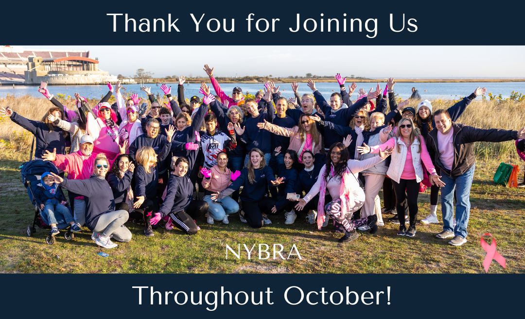 Thank you for joining NYBRA for Breast Cancer Awareness Month Making Strides 2022 group photo
