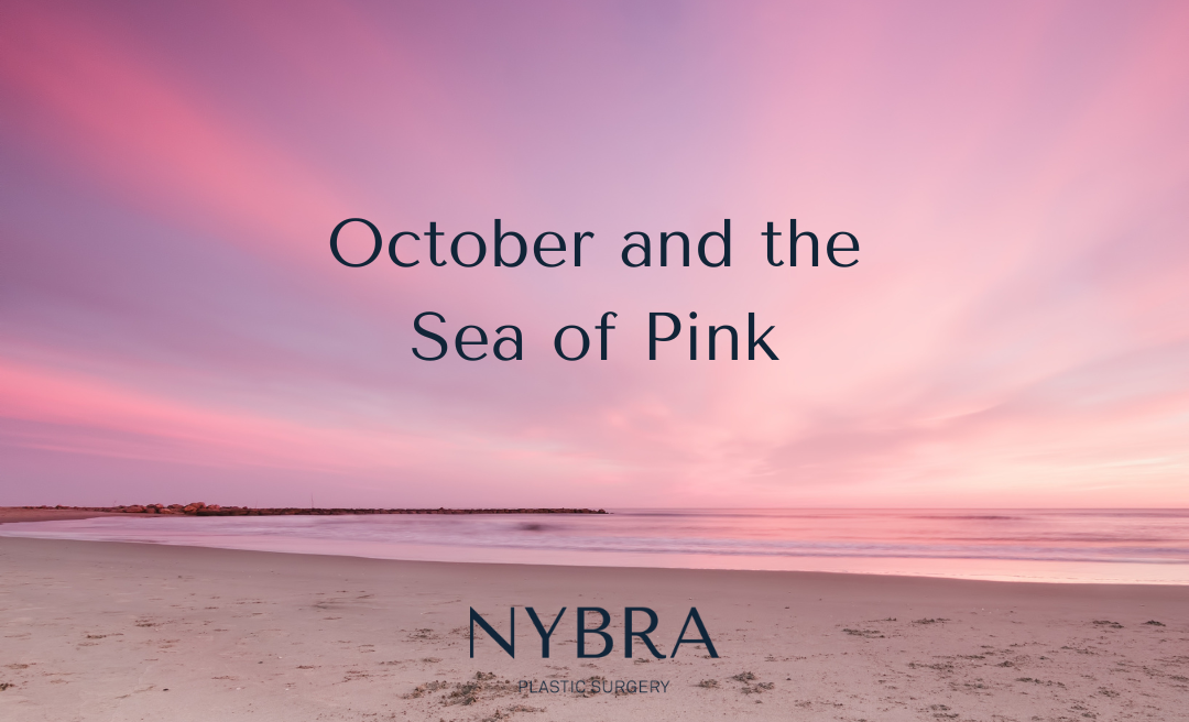 October and the Sea of Pink pink sky and beach