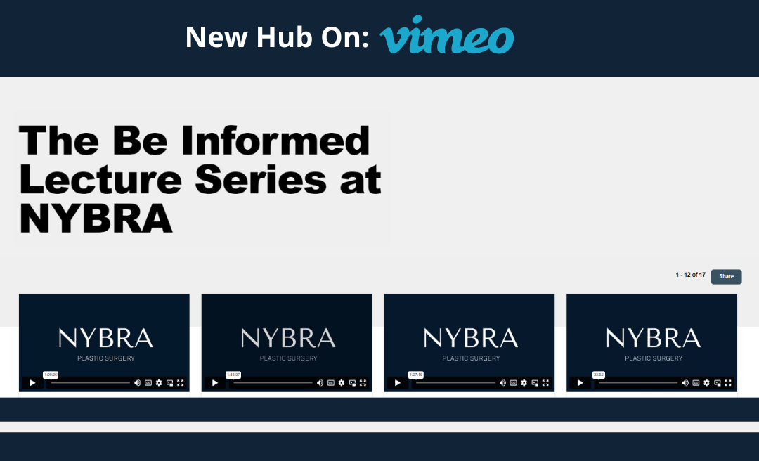 New Hub for NYBRA Plastic Surgery's Be Informed Lecture Series is on Vimeo