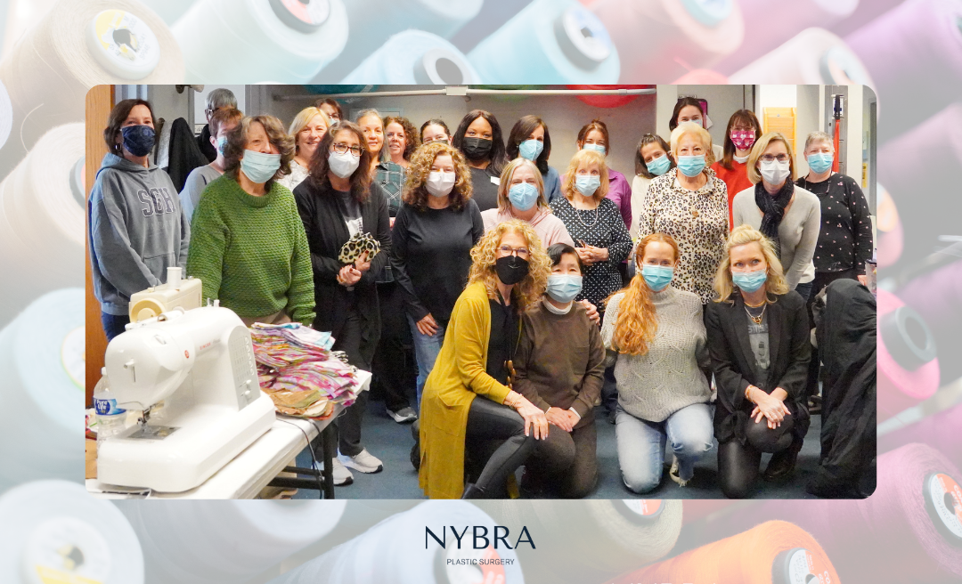 Long Island, New York's NYBRA Plastic Surgery and Full Circle Physical Therapy/Ivy Rehab's group of patients at the fewPower Belt Sewing Workshop